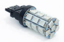 Светодиодная лампа 7440 (W21W) 18SMD-5050 желтый SVS - 1